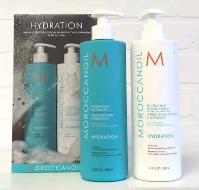 Moroccanoil Hydrating Shampoo And Conditioner Duo Pack  16.9oz PER BOTTLE • $64