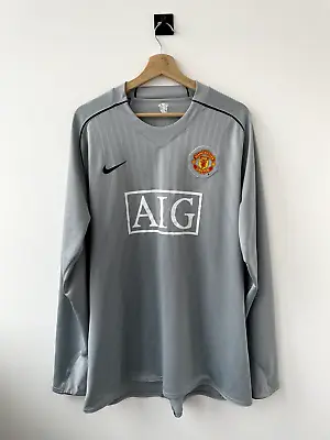 Player Issue Manchester United 2007 Goalkeeper Shirt Jersey Football Soccer Nike • $110