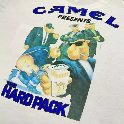 VTG Joe Camel Shirt Mens Pocket Hard Pack Cigarette • $8.99