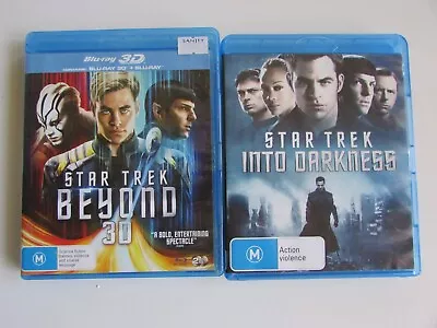 Star Trek - Into Darkness 2D + 3D + Beyond - Blu-ray • $9