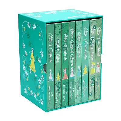 Anne Of Green Gables By L. M. Montgomery 8 Books Deluxe Box Set - Age 9-14 - HB • £21.19