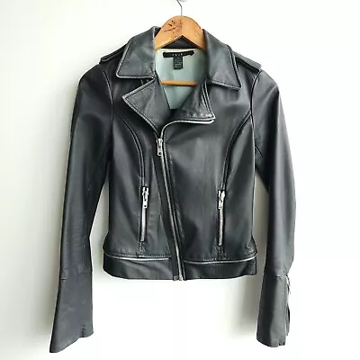 KSUBI Women's Leather Jacket XS Black  • $390