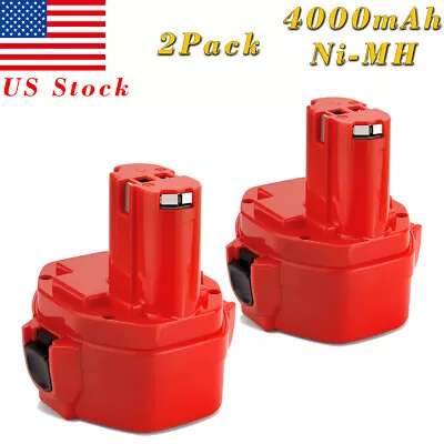 2x14.4V 4000mAh Ni-MH Battery For Makita PA14 1420 1422 1433 1434 1435F 4033D • $34.89