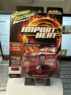 Johnny Lightning Street Freaks Import Heat 1999 Mazda MX-5 Miata 2020 1:64 Car • $13.99