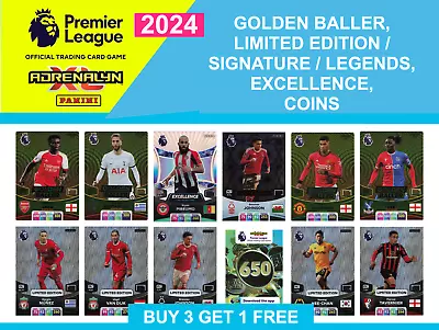 Panini Premier League Adrenalyn Xl 2024 Golden Baller Limited Edition/autograph • £12.95