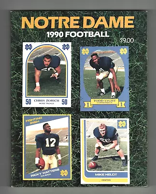 1990 Notre Dame College Football Guide  #M534 • $22.99