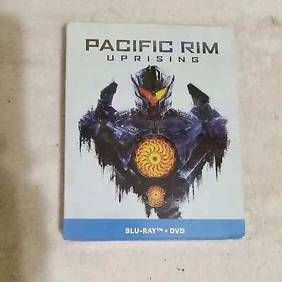 New Rare Oop Pacific Rim Uprising Steelbook Blu Ray & Dvd 2018 Mexico Edition • $13.75