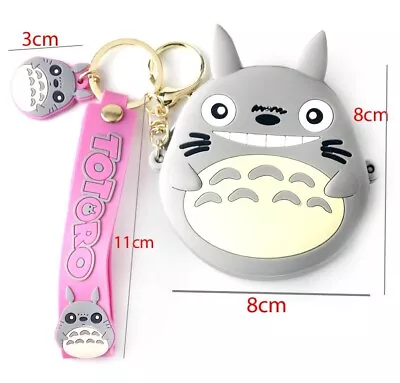 Hot My Neighbor Totoro Keychain Coin Purse With  Totoro  Charm On Keyring • $10.88