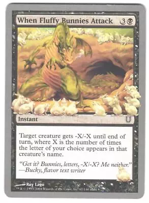 Magic_the_gathering Unhinged When Fluffy Bunnies Attack #67 2004MTGLP Common • $1.99