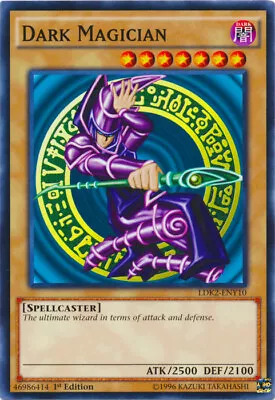 Dark Magician Common Legendary Decks II Yugioh Card • $11.98