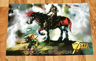 The Legend Of Zelda Ocarina Of Time Star Wars Rogue Squadron Vintage Poster N64  • $44.90