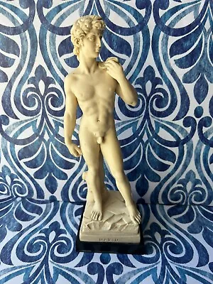 G. Ruggeri Statue Art Sculpture Men David Made In Italy 10” W/ Base • $60