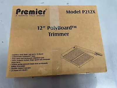 Martin Yale Model P212X 12  Polyboard Guillotine Trimmer • $75