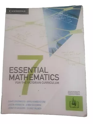 ESSENTIAL MATHEMATICS - Year 7.  Victorian Curriculum TEXTBOOK • $40