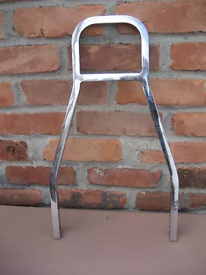 Vintage 70’s Chopper Chrome Sissy Bar 19-1/2  Tall For Harley Triumph BSA Bike • $95