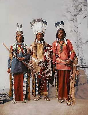 Native American Apache Indian War Chiefs Headdress 10x8 Photo Art Print Picture • £4.50