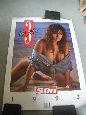 Sun Page 3 Girls Calendar 1993 - VGC • £25