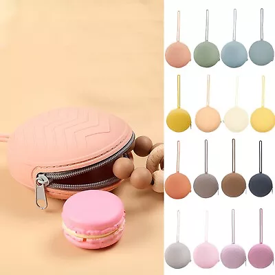 Children's Portable Easy-to-clean Pacifier Bag Coin Key Food Grade Silicone Bag • $10.29