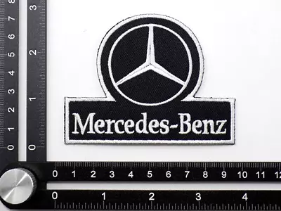 MERCEDES-BENZ EMBROIDERED PATCH IRON/SEW ON ~3-1/2  X 2-3/4  GLE GLS GLC GLA GLB • $7.99