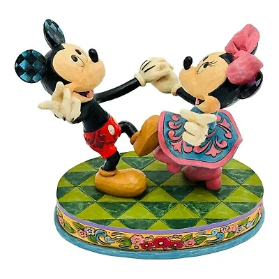 Jim Shore Disney Mickey & Minnie Mouse Swinging Sweethearts Figurine #4049641 • $89.95