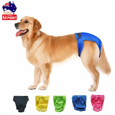 3pcs Dog Nappy Pants Washable Hygiene Diapers Reusable Sanitary Shorts Underwear • $31.99