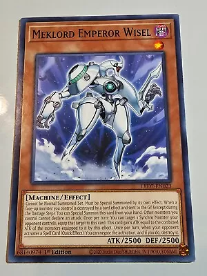 Meklord Emperor Wisel LED7-EN023 Common 1st Edition Yugioh • $1