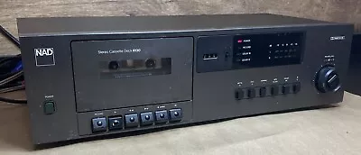 NAD Model 6130 Stereo Cassette Deck SERVICED NEW BELTS CLEANED HEADS • $124.95