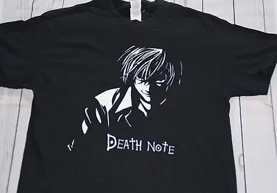 Unisex Black Death Note Anime Animanga Manga T Shirt Top Japan Sz M 40  Chest • £9.99