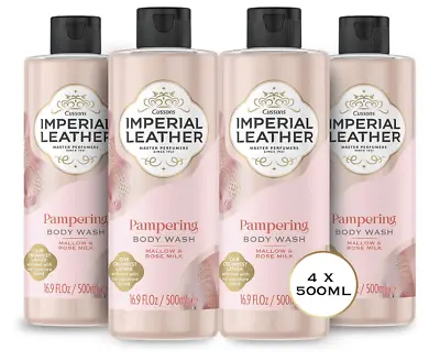 Imperial Leather Shower Gel Pampering - Mallow & Rose Milk Fragrance 4x500ml • £10.97