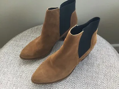 Tan Suede Ankle Boots By Miss KG Size 38 • £12