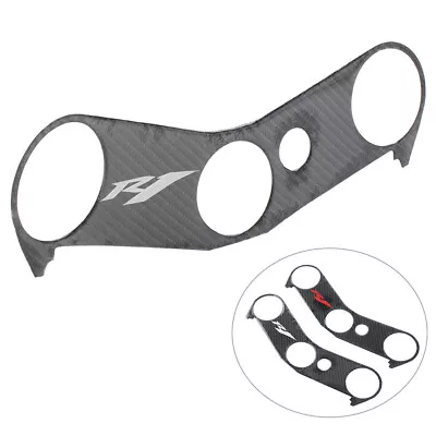 Carbon Fiber Look Handle Yoke Cover Gel Protector Sticker For Yamaha R1 2002-06 • $23.41