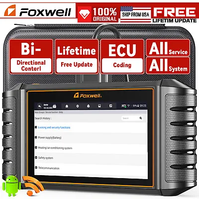 FOXWELL NT710 For VW Audi Bi-directional Car OBD2 Scanner Diagnostic ECU Coding  • $249