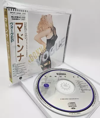 MADONNA Vogue EP Japan Rare Maxi Single CD WPCP-3698 W/OBI OOP 6Tracks 1990 F/S • $44.99