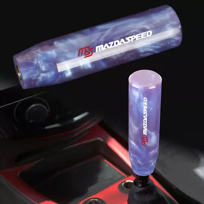 MAZDASPEED Pearl Purple Long Stick Manual Car Gear Shift Knob Shifter Universal • $21.88