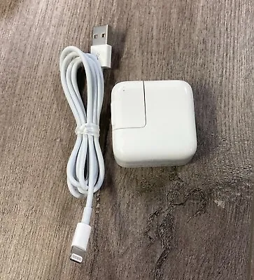 Apple 10w GENUINE USB Wall Charger Adapter IPhone IPad With Lightning Cable • $8.49