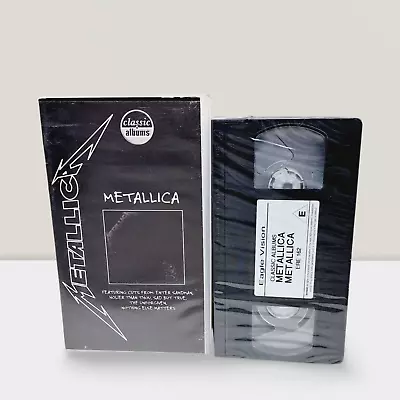 Metallica Metal Classics Albums - Metallica - Black (VHS 2001) Brand New Sealed • £13.50