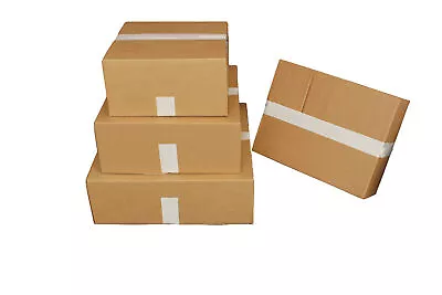 £160.20 • Buy Brand New Single & Double Wall Cardboard Postal Boxes - Made From Recycled Paper