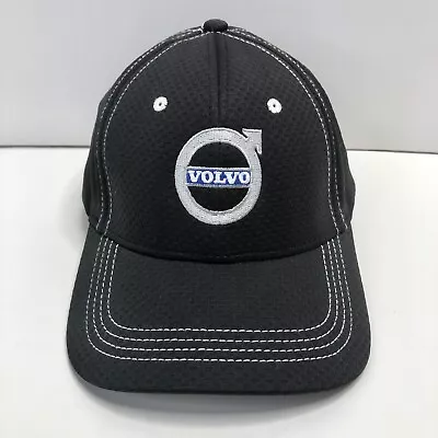 Volvo Embroidered Logo Adjustable Black Hat Cap - Cap America Golf • $13.49