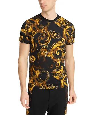 Versace Jeans Couture T-shirt Men E76GAH6S0-EJS287_EG89 Black - Multicolor • $273.90