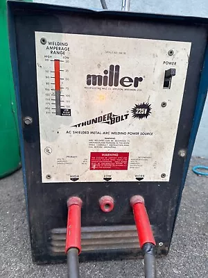 Miller Thunderbolt 225 CC AC Arc Stick Welder 220V 1 Phase With Leads • $150