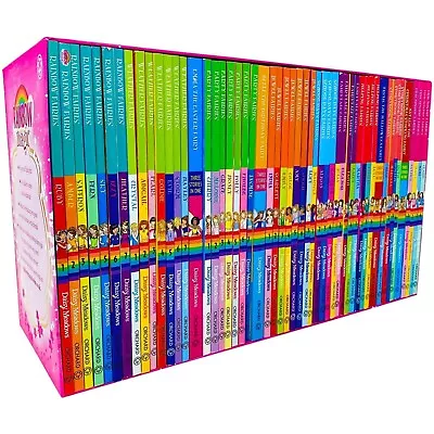 Daisy Meadows A Year Of Rainbow Magic Fairy 52 Books Children's Pack Box Set • £37.04