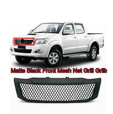Front Black Bentley Style Grill Suitable Fit For Toyota Hilux 2011-2015 N70 • $102.60