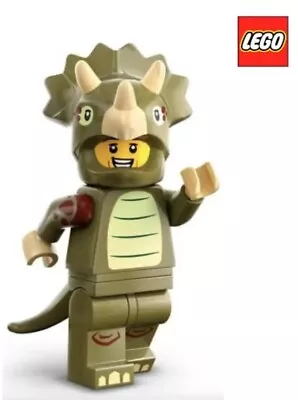 Lego Minifigure Series 25 Triceratops Costume Fan Authentic Collectible Toy New • $9.98