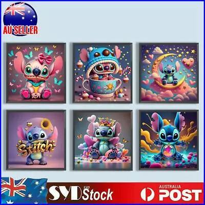 DIY Full Drill Diamond Painting Disney Stitch Embroidery Kit Art Craft Decor • $7.69