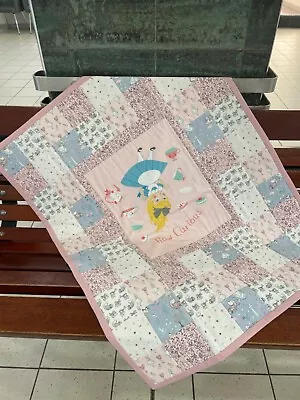 Handmade Alice In Wonderland Patchwork Quilt • £45