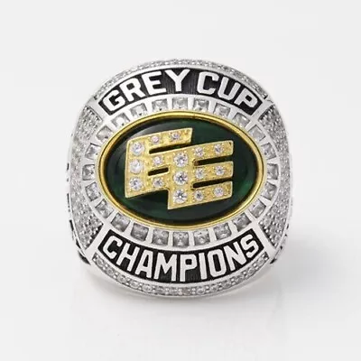Custom Edmonton Eskimos 2015 CFL 103rd Grey Cup Championship Men's Ring In 925 • $540