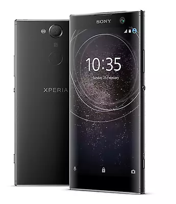 Sony Xperia XA2 H3113 64GB 4G Android Black Unlocked Grade A Uk 1 Year Warranty • £139