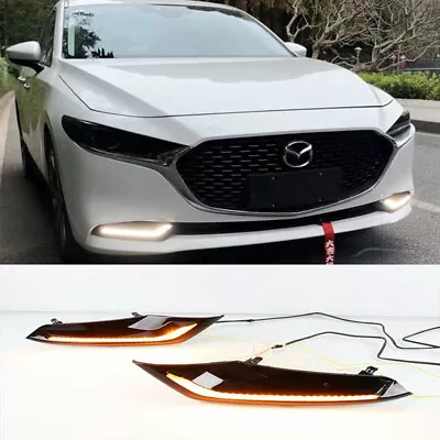 For 2019 2020 Mazda 3 Axela LED DRL Daytime Running Light Turn Signal Lamp 2pcs • $109.25