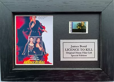 James Bond 007 'Licence To Kill' Original MINI 35mmFilm Cell Memorabilia • £14.99