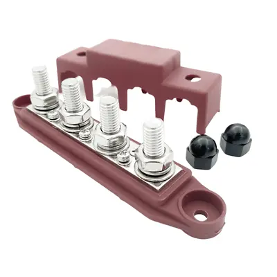 4 Way Bus Bar Power Distribution Block 250A 12V 48V RED • $30